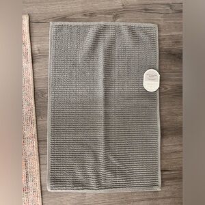 BRAND NEW target threshold grey bath rug modern minimalist